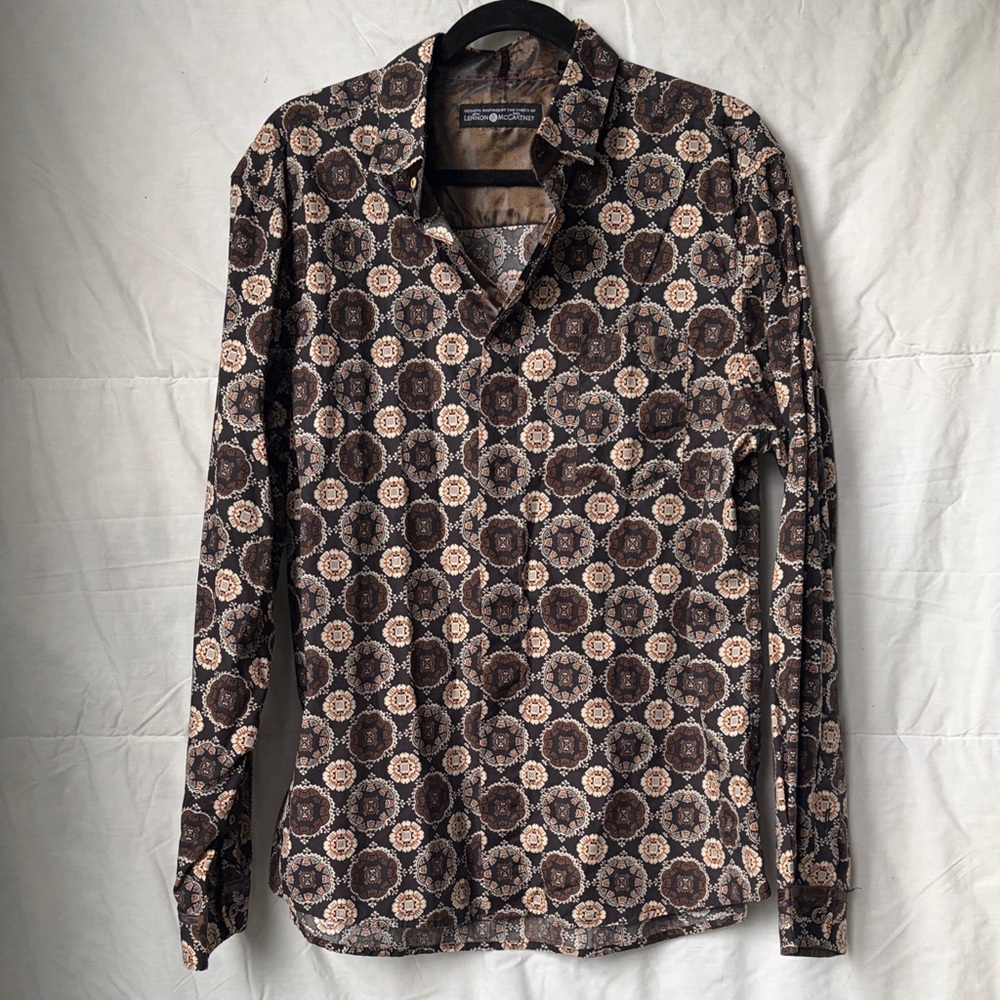 Designs Inspired by the Lyrics of John Lennon and Paul McCartney Patterned Shirt